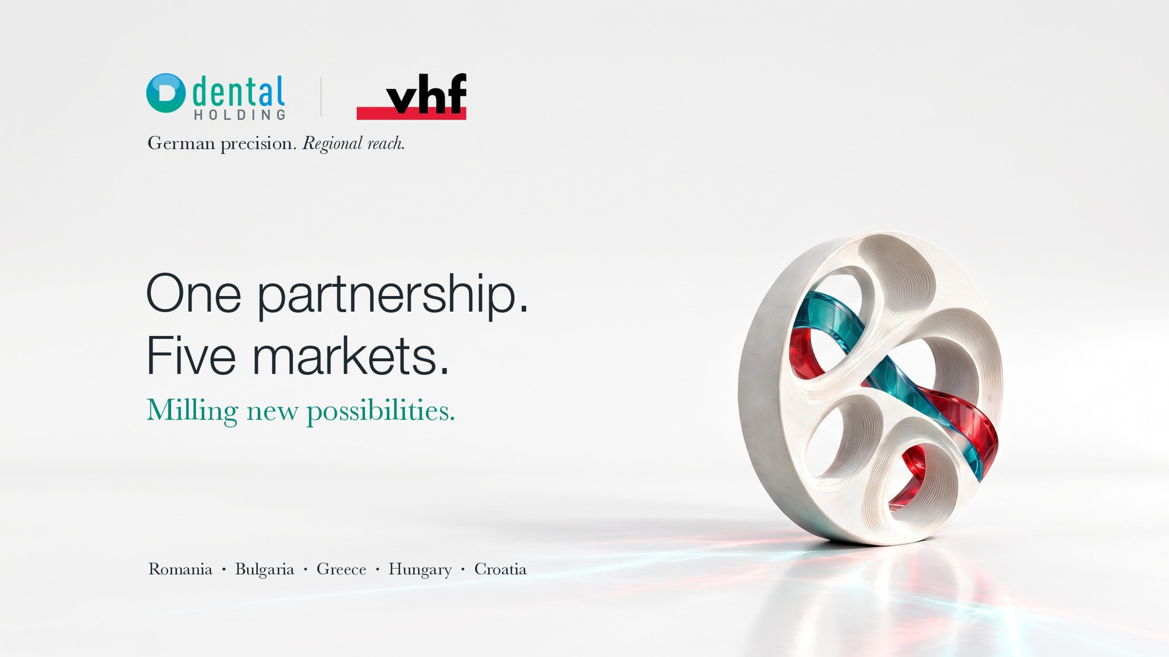 Dental Holding and vhf sign partnership contract across all five markets